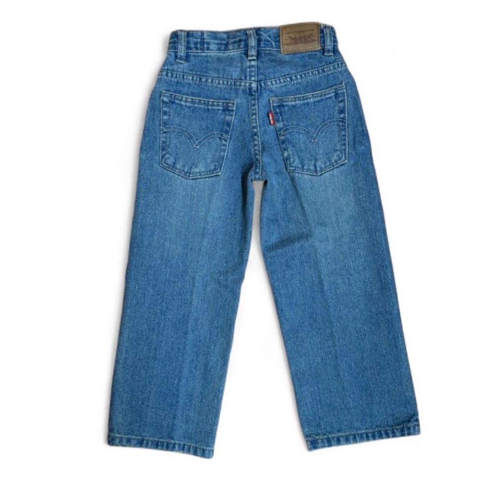 **SOLD** NWT Levi’s 569 Boys Loose Straight Jeans Size 5 Slim Adjustable Waist - Picture 5 of 6